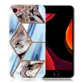 Miniatyrbillede 1 af 2: Marble design iPhone SE 2020 & iPhone 7 cover - Himmelblå Og Brun Marmor Multicolor