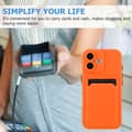 Pikkukuva 2 / 2: iPhone 16 Plus kuori korttipaikalla - Oranssi Orange
