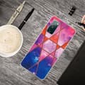 Miniatyrbilde 2 av 2: Marble Samsung Galaxy S20 FE Etui - Rose / Oransje / Blå Multicolor