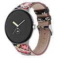 Miniatyrbillede 3 af 3: Google Pixel Watch urrem i ægte læder - Sort / Rose Black