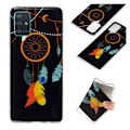 Miniatyrbillede 1 af 2: Deco Samsung Galaxy A71 cover - drømmefanger Black