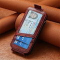 Pikkukuva 3 / 6: Vertical Flip Phone Suojakotelo With Zipper For Samsung Galaxy A04 - Punainen Red