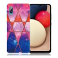 Miniatyrbilde 1 av 2: Marble Samsung Galaxy M02 / A02 Etui - Rose / Oransje / Blå Multicolor