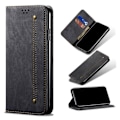 Miniatyrbillede 1 af 2: Jeans Samsung Galaxy S20 Plus etui - Sort Black