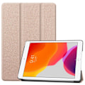 Miniatyrbillede 1 af 2: iPad 10.2 (2021) / (2020) / (2019) Tri-fold Stand Cover Vegansk læder Beskyttende Smart Tablet Case med Auto Sleep / Wake - Guld Gold