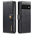 Miniatyrbillede 1 af 2: DG.Ming Google Pixel 6 Pro 2-in-1 Pung Etui - Sort Black