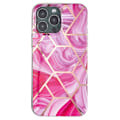 Pikkukuva 1 / 2: Marble iPhone 13 Pro Suojakotelo - Red Rhombus Red