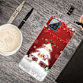 Pikkukuva 2 / 2: Joulu Samsung Galaxy M33 5G tapauksessa - Puu Ja Lumihiutaleet Red