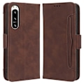 Pikkukuva 1 / 2: Moderni Nahkalaukku For Sony Xperia 5 Iv - Ruskea Brown