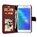 Miniatyrbild 2 av 2: Asus Zenfone Live (ZB501KL) Modernt läder fodral - Brun Brun
