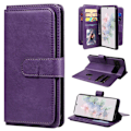 Miniatyrbillede 1 af 2: Google Pixel 7 etui med pung / 10 kortpladser – Lilla Purple
