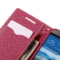 Miniatyrbillede 2 af 2: Mercury HTC One M9 Læder Flip Etui med Kortholder - Orange Orange