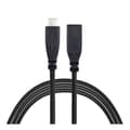 Pikkukuva 1 / 2: Yleiskäyttöinen 1.0M USB 3.1 Type C uros - Naaras Datakaapeli Black