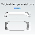 Miniatyrbillede 2 af 2: Xiaomi Mi Smart Band 4 / 3 urrem i rustfrit stål - Sølv Silver grey