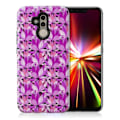Miniatyrbillede 1 af 2: Huawei Mate 20 Lite beskyttelsesetui i kombimaterialer med mønster - Lotus Multicolor