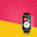 Miniatyrbillede 2 af 2: Huawei Watch Fit holdbar skærmbeskytter Transparent