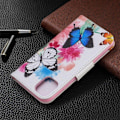 Miniatyrbillede 2 af 2: Wonderland iPhone 11 flip etui - Levende Sommerfugle Multicolor
