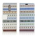 Pikkukuva 1 / 2: Nokia 6.1 Plus Kuviollinen Synteetti Nahkainen Lompakko Suojakotelo - Etninen Kuvio Multicolor