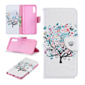 Miniatyrbillede 1 af 2: Samsung Galaxy A70 mønstret lædercover - blomstertræ Multicolor