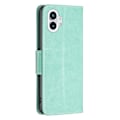 Miniatyrbillede 2 af 2: Sommerfugl Nothing Phone (1) Flip Etui - Grøn Green