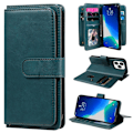 Miniatyrbillede 1 af 2: iPhone 14 Pro etui med pung & 10 kortpladser – Grøn Green
