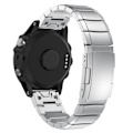 Miniatyrbillede 1 af 2: Garmin Fenix 5X urrem i rustfrit stål - sølv Silver grey