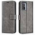 Pikkukuva 1 / 2: Lompakko Nahkakotelo For ZTE Blade A72 - Harmaa Silver grey