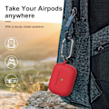 Pikkukuva 2 / 2: AirPods Pron paksu silikonikotelo - Punainen Red