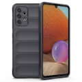 Pikkukuva 1 / 6: Pehmeä kahva muotoiltu kuori Samsung Galaxy A32 - Tummanharmaa Silver grey