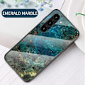 Miniatyrbillede 3 af 3: Fantasy Marble Samsung Galaxy S23 Plus Cover - Smaragd Marmor Green
