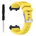 Miniatyrbild 1 av 2: Amazfit T-Rex 2 klockarmband i silikon med twillstruktur - Gul Gul