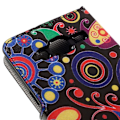 Miniatyrbillede 2 af 2: Hagerup læder-etui til Samsung Galaxy J3 (2016) - Paisley blomster Multicolor
