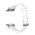 Pikkukuva 2 / 2: Garmin Fenix 6S Pro yksinkertainen nahkanauha - Valkoinen White