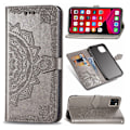 Miniatyrbild 1 av 2: Mandala läder iPhone 11 Pro fodral - Silver/Grå Silvergrå