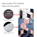 Pikkukuva 2 / 2: Marble OnePlus Nord CE 5G Suojakotelo - Sininen / Kulta Cube Multicolor