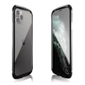Pikkukuva 1 / 2: Luphie Wasp iPhone 11 Pro Max Alu-puskuri + lasi - Musta Black
