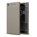 Miniatyrbild 1 av 2: Sony Xperia XA1 Stilrent läder skal - Grå Silvergrå