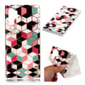 Pikkukuva 1 / 2: Marble Samsung Galaxy Note 10 Pro kuoret - Värikäs Diamond Kuvio Multicolor