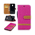 Miniatyrbillede 1 af 2: Samsung Galaxy J3 (2017) Trendy læder etui - Rosa Pink