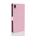 Miniatyrbillede 2 af 2: Sony Xperia XA1 Ultra stilfuldt og holdbart læder etui - Lyserød Pink