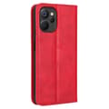 Miniatyrbillede 2 af 2: Bofink Vintage Realme 9i Læder Etui - Rød Red