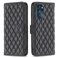 Miniatyrbillede 1 af 6: Rhombus mat Motorola Moto G (2023) flip etui - Sort Black