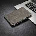 Miniatyrbild 2 av 2: iPad 10.2 (2021) / (2020) / Air (2019) geometriskt mönstrat flipfodral i läder - Grå Silvergrå