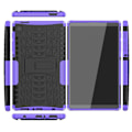 Pikkukuva 4 / 6: Rengaskuvio kickstand tapauksessa Samsung Galaxy Tab A7 Lite - Violetti Purple