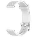 Pikkukuva 2 / 2: 20mm Universal simple silicone watch strap - White White
