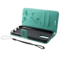 Miniatyrbillede 2 af 2: Huawei Mate 10 Lite Læder etui med unik tryk - Grøn Green