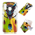 Miniatyrbillede 1 af 2: Samsung Galaxy A40 mønstret cover med natlys - ugledrømmefanger Multicolor