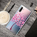 Miniatyrbild 2 av 2: Butterfly läder Samsung Galaxy Note 10 fodral - Rosa Rosa