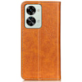 Miniatyrbillede 2 af 2: OnePlus Nord 2T flip etui i ægte læder med pung – Brun Brown