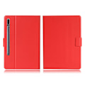 Pikkukuva 1 / 2: Samsung Galaxy Tab S7 yksinkertainen nahkainen kotelo - Punainen Red